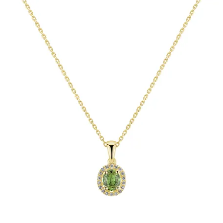 Přívěsok so zafírom a diamantmi Royal Love