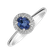 Prsteň so zafírom a diamantmi Princess2