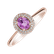 Prsteň so zafírom a diamantmi Princess2