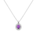 Náhrdelník s diamantmi a ružovým zafírom Princess2