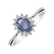 Prsteň s diamantmi a zafírom Princess2
