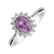 Prsteň s diamantmi a zafírom Princess2