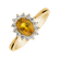 Prsteň s diamantmi a zafírom Princess2