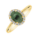 Prsteň s diamantmi a zafírom Princess2