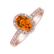 Prsteň s diamantmi a zafírom Princess2