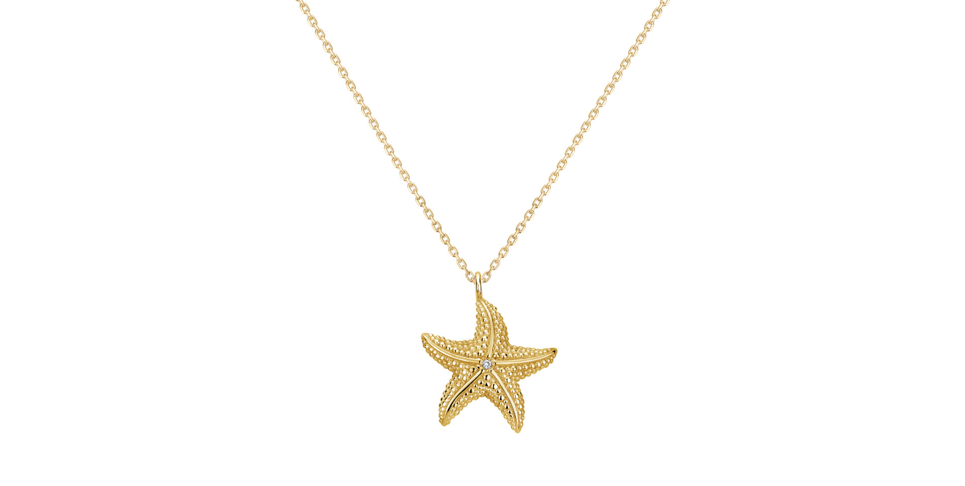 Náhrdelník s diamantom Sea Treasure