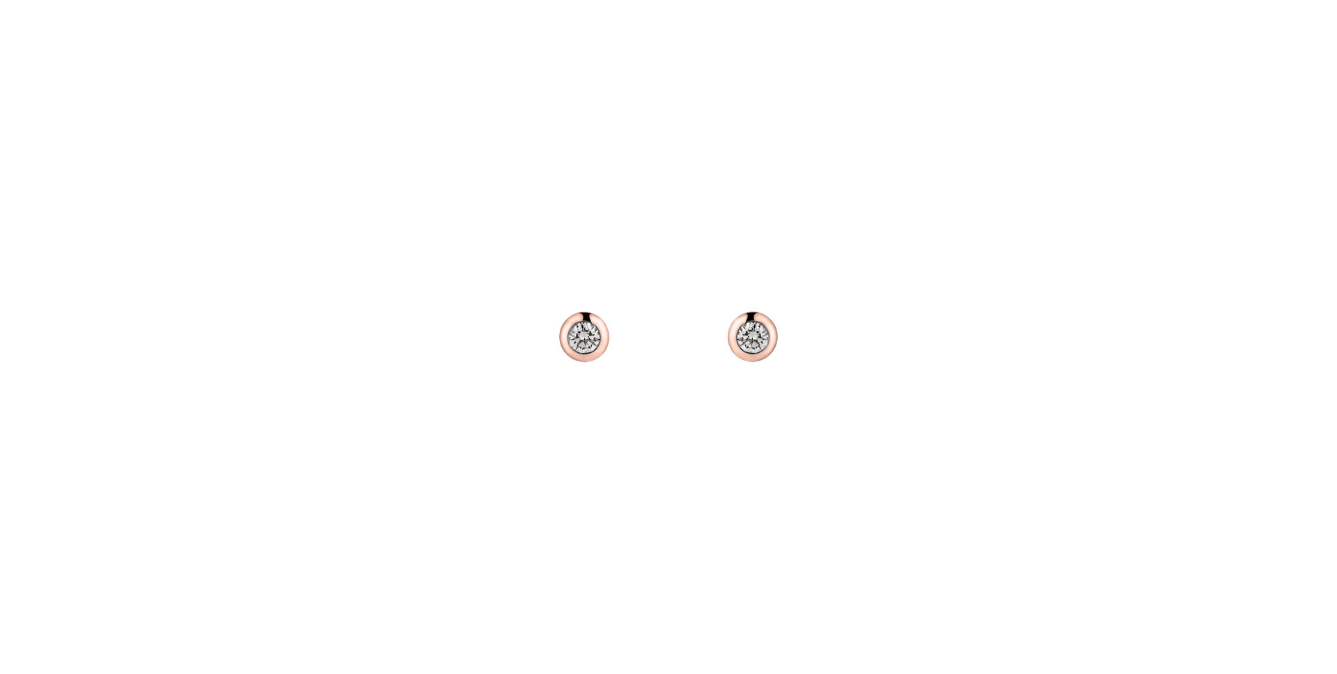 Náušnice s diamantom Sparkling Drops
