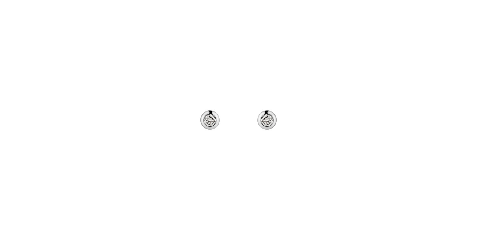 Náušnice s diamantom Sparkling Dots