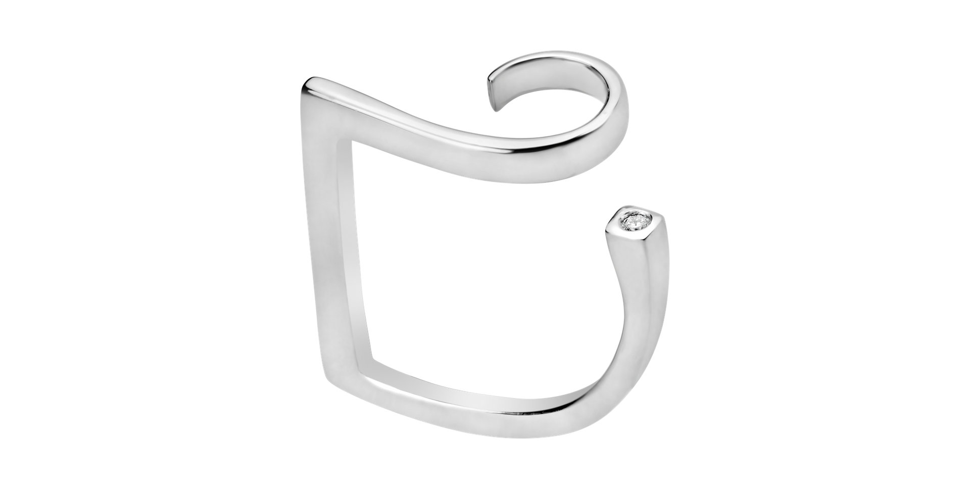 Prsten s diamantem Corona Australis