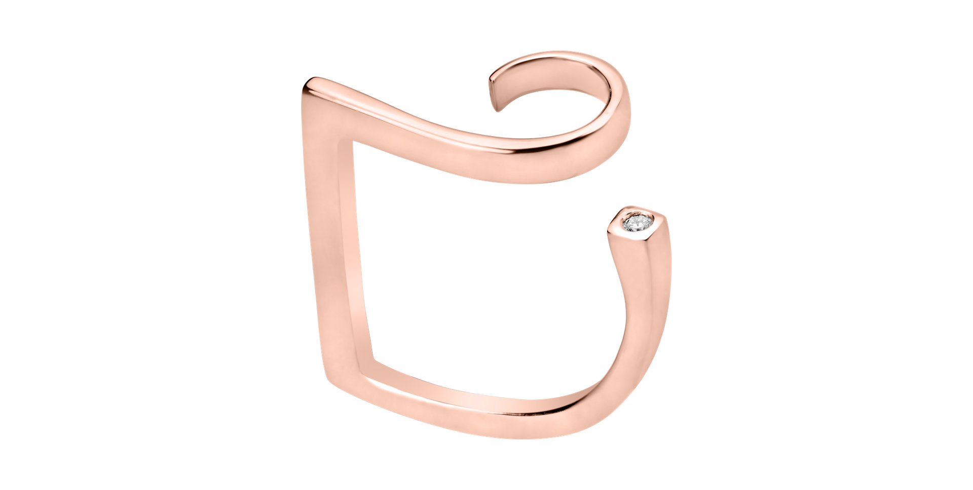 Prsten s diamantem Corona Australis