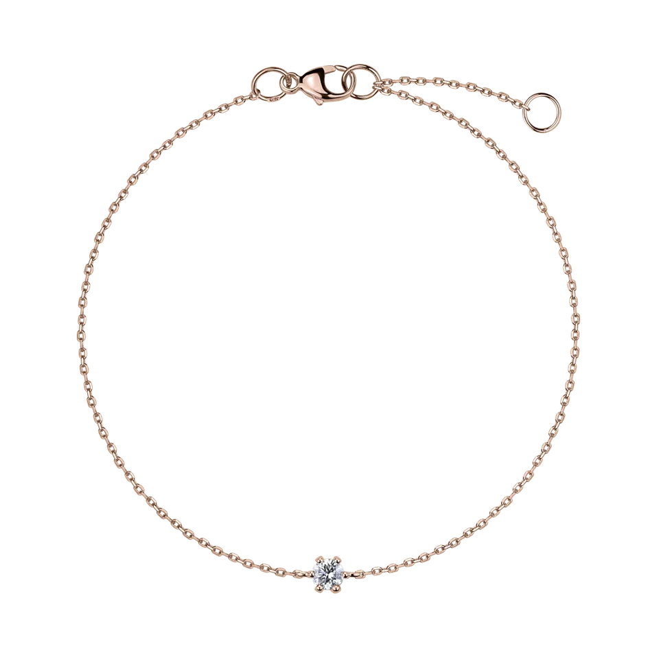 Náramok s diamantom Essential Shine
