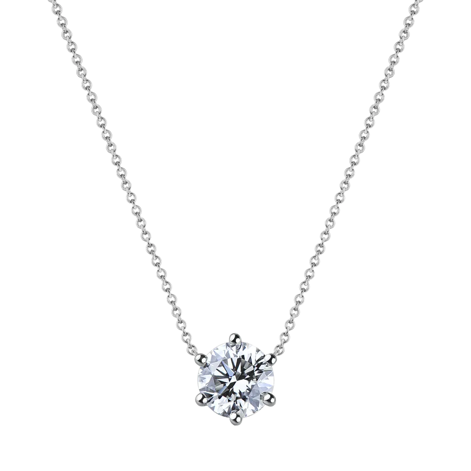 Náhrdelník s diamantom Essential Drop