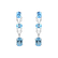 Náušnice s topásom a diamantmi High Resolution2