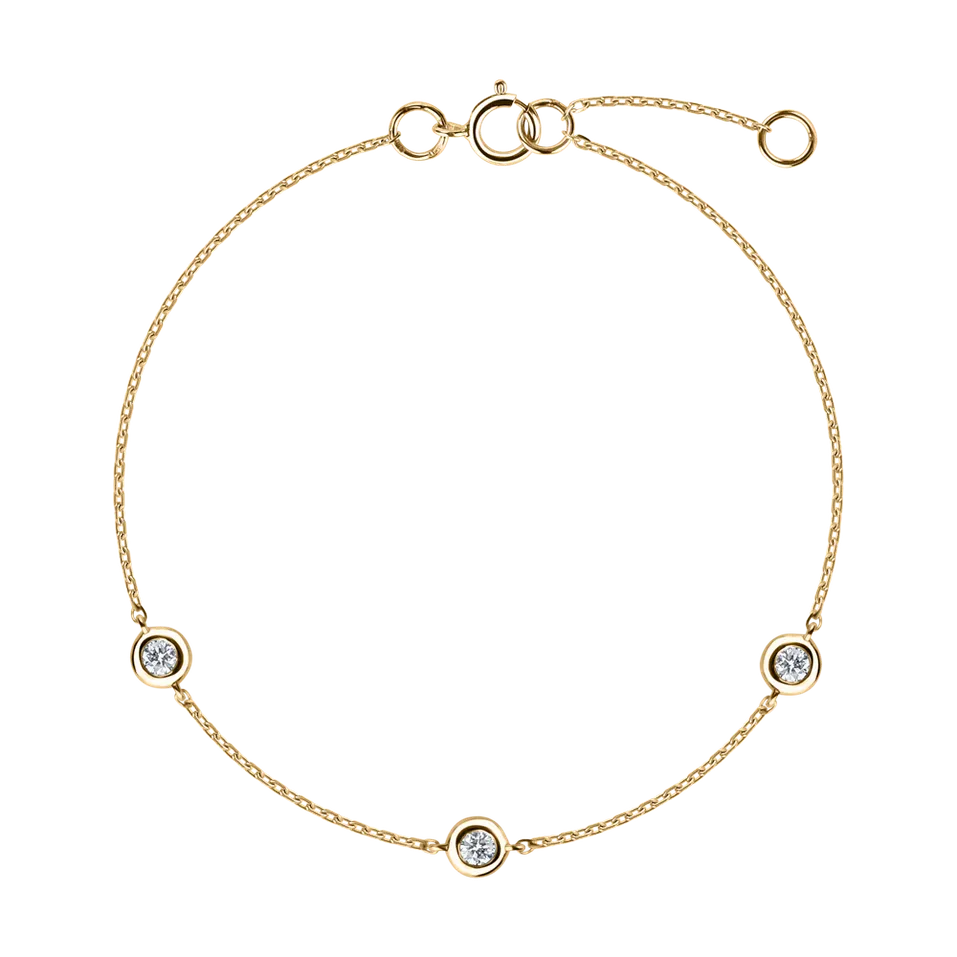 Náramok s diamantmi Sparkling Dots