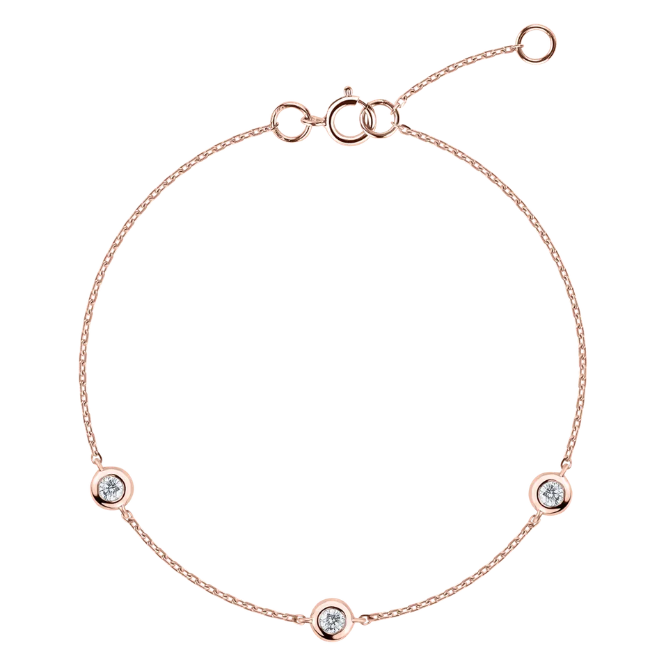 Náramok s diamantmi Sparkling Dots