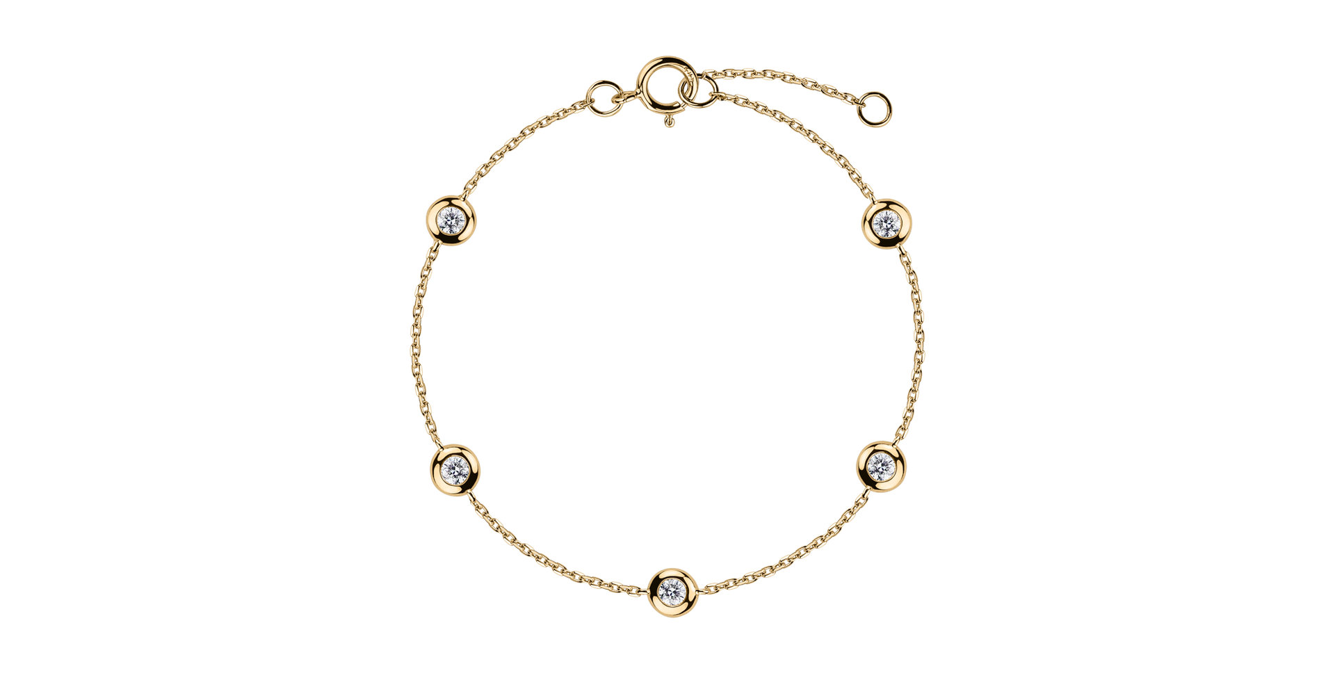 Náramok s diamantmi Sparkling Dot