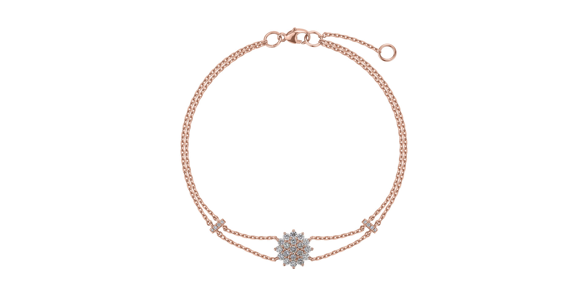 Náramok s diamantmi Stellar Star
