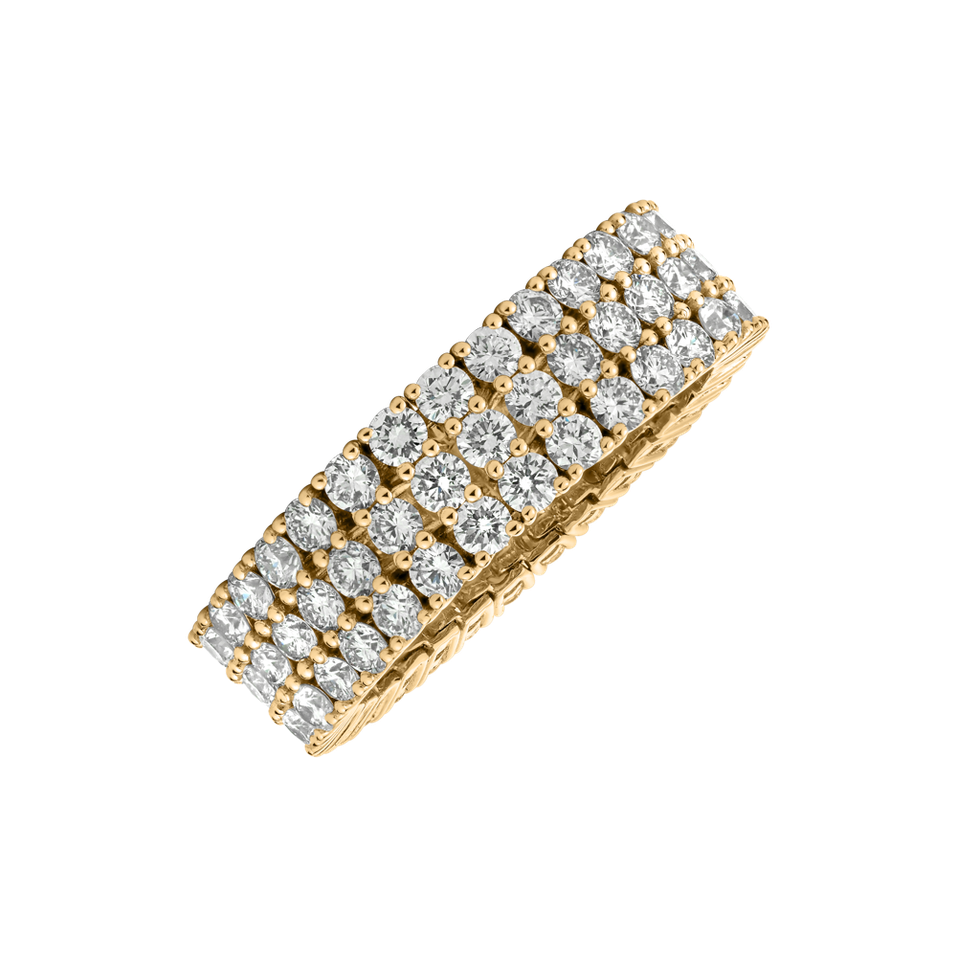 Prsteň s diamantmi Forever Shine