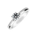 Prsteň s diamantom Frozen Love2