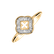 Prsteň s diamantmi Galio2