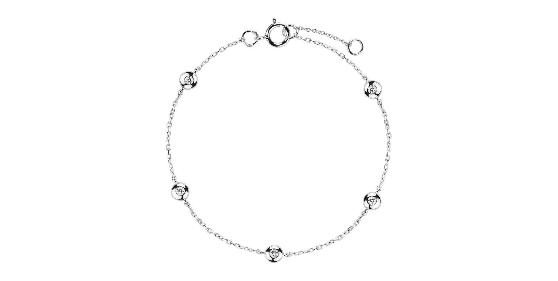 Náramok s diamantmi Sparkling Dots