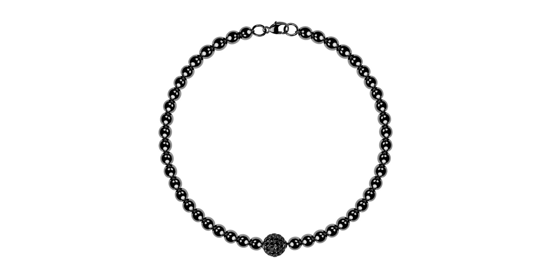 Náramok s čiernymi diamantmi Dazzling Allure
