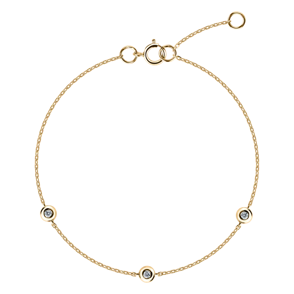 Náramok s diamantmi Sparkling Dots