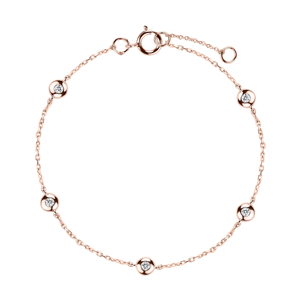 Náramok s diamantmi Sparkling Dot
