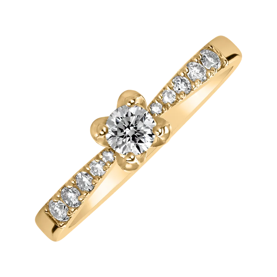 Prsteň s diamantmi Gift of Love