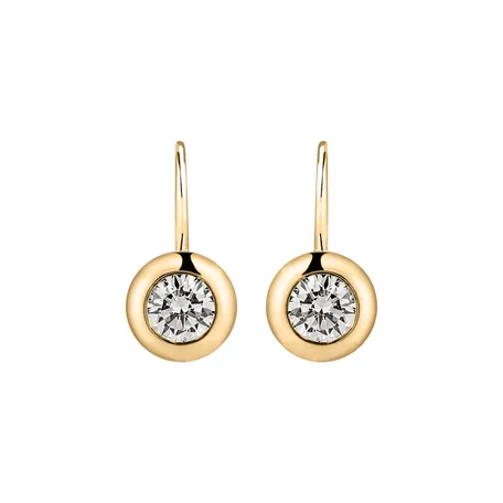 Náušnice s diamantom Sparkling Dots