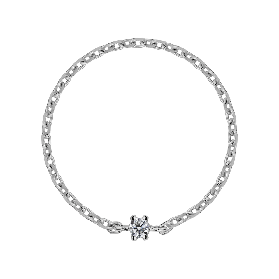 Prsteň s diamantom Lovely Heaven