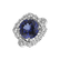 Prsteň s tanzanitom a diamantmi Secret Blessing2