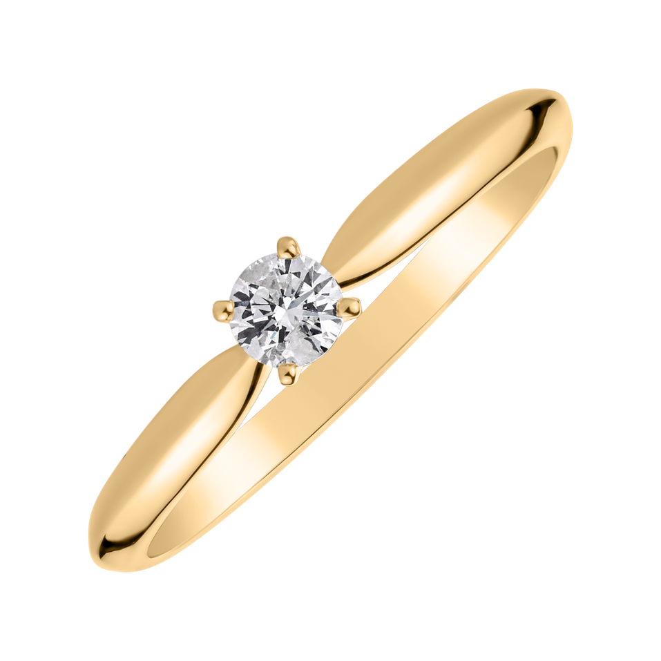 Prsteň s diamantom One Love