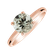 Prsteň s ametystom green Bonbon2