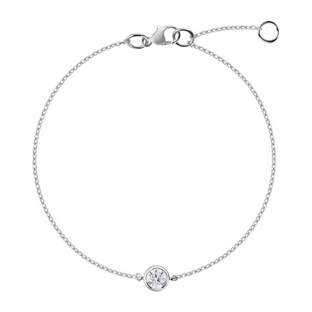 Náramok s diamantom Dot of Happines