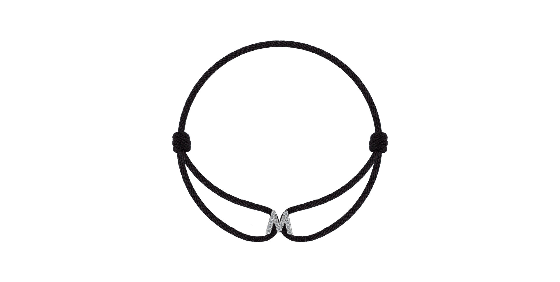 Náramok s diamantmi Miracle Alphabet