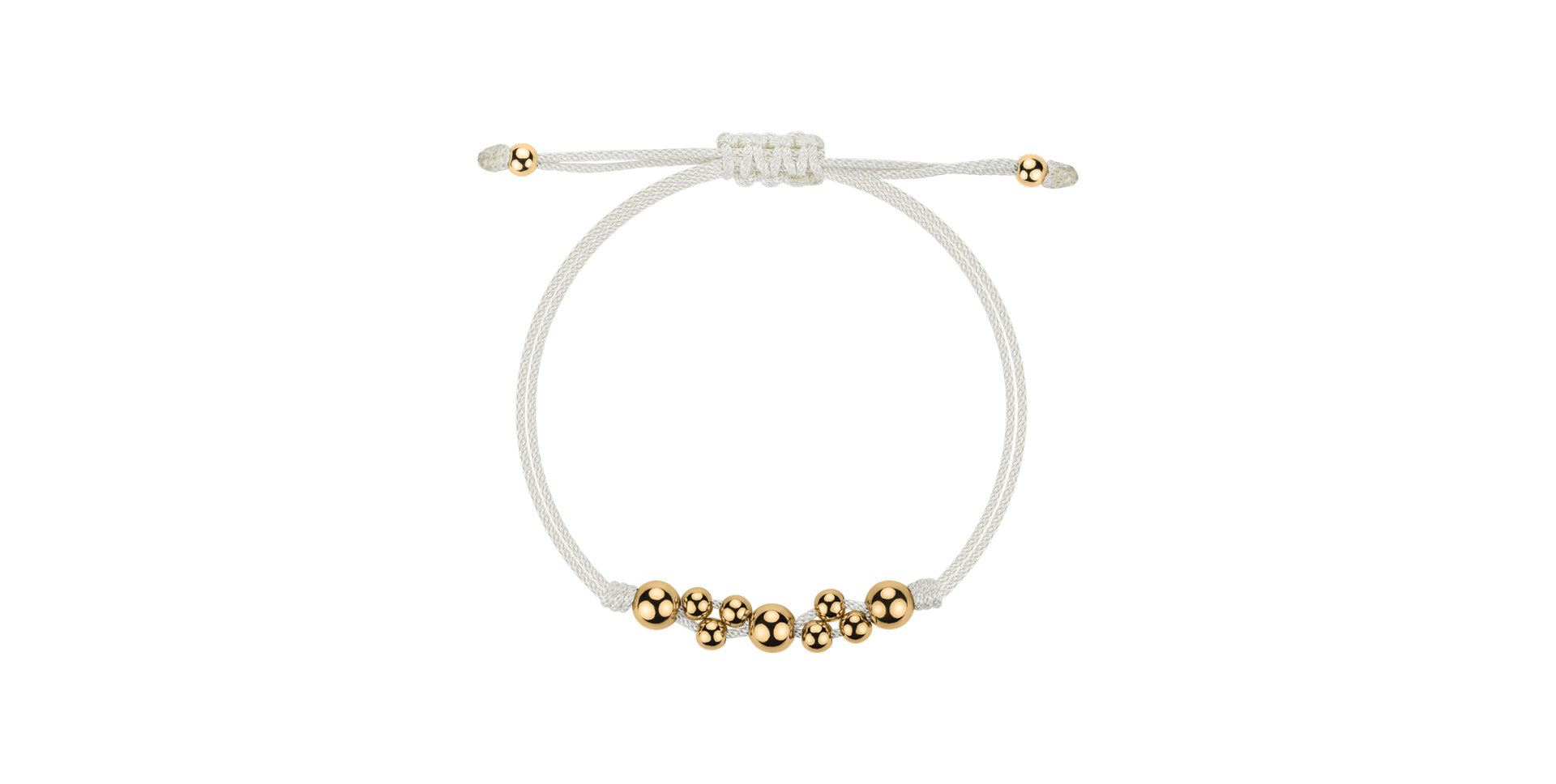Dámsky náramok so šnúrkou Bubble Shamballa
