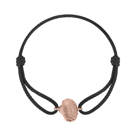 Dámsky náramok so šnúrkou Luxury Clam