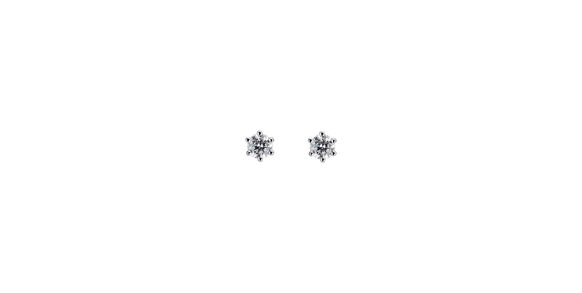 Náušnice s diamantom Essential Sparks