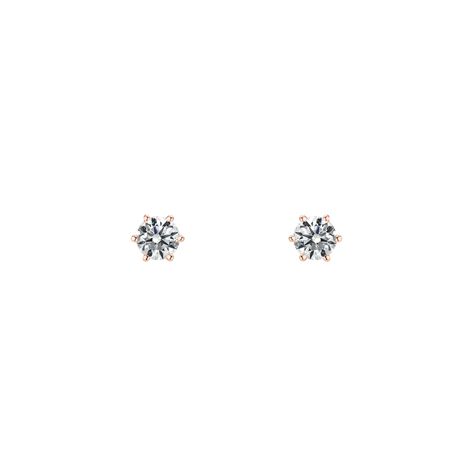 Náušnice s diamantom Essential Sparks