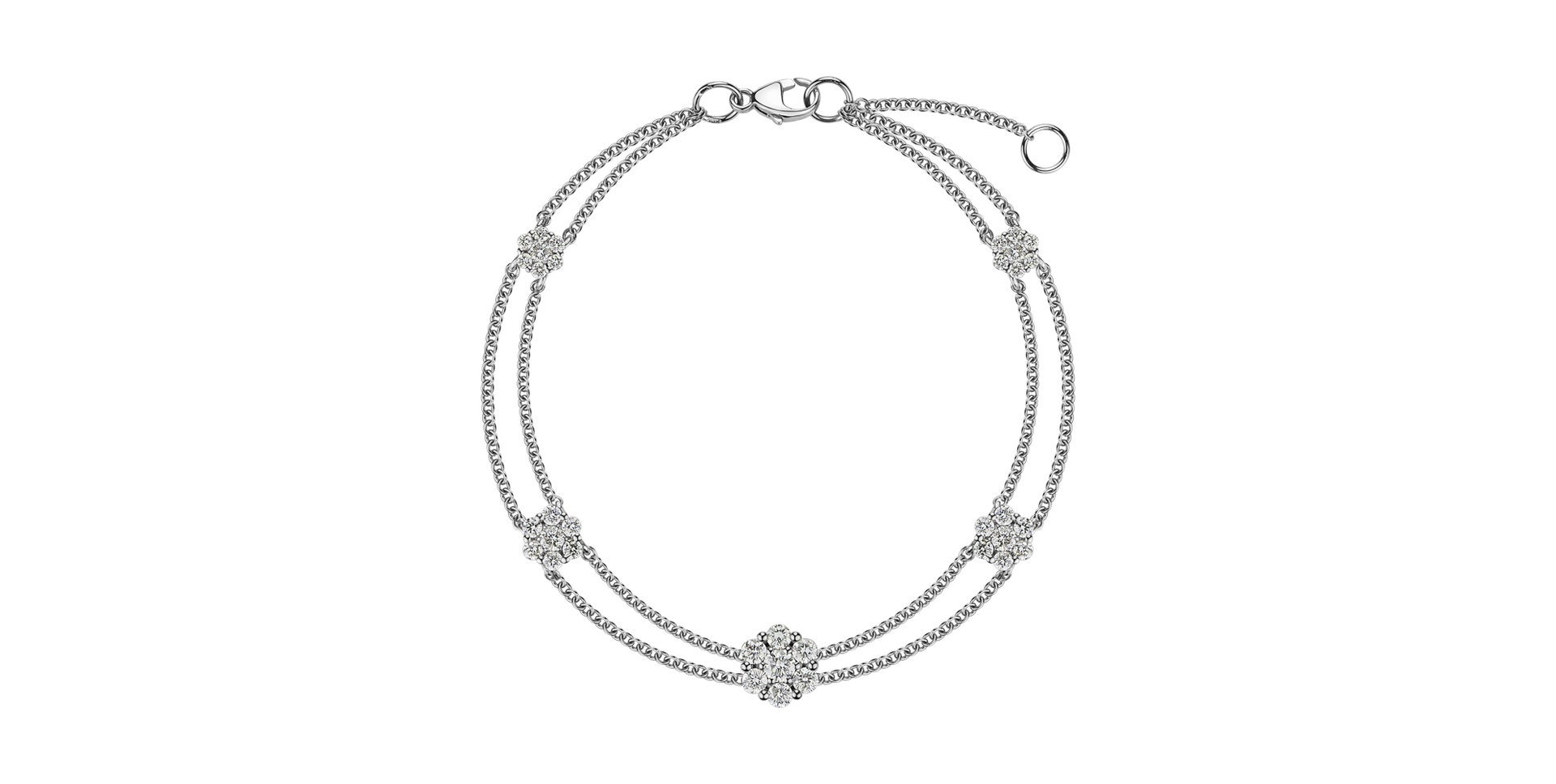 Náramok s diamantmi Dazzling Beauty