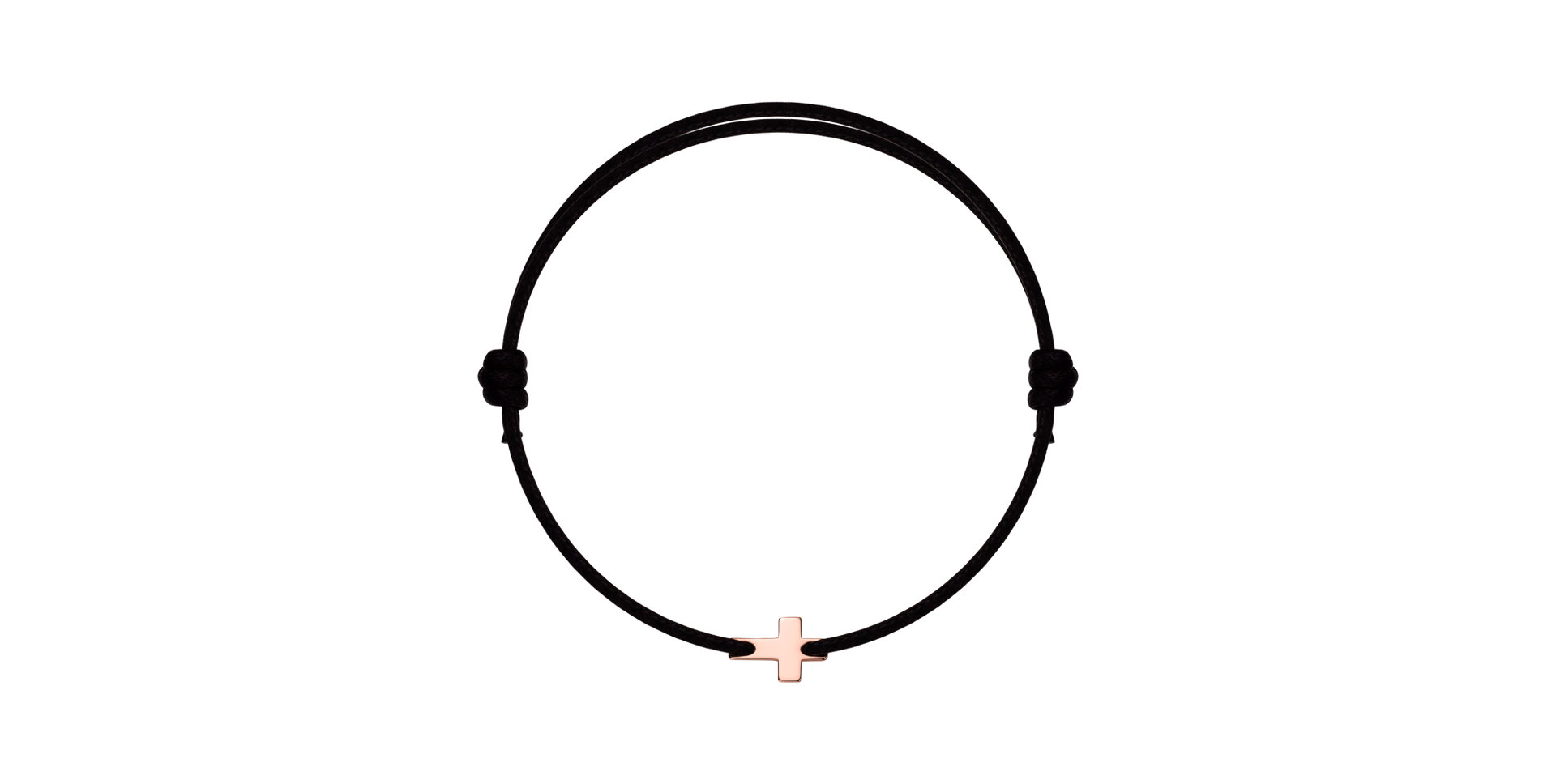 Náramok so šnúrkou Faith Cross