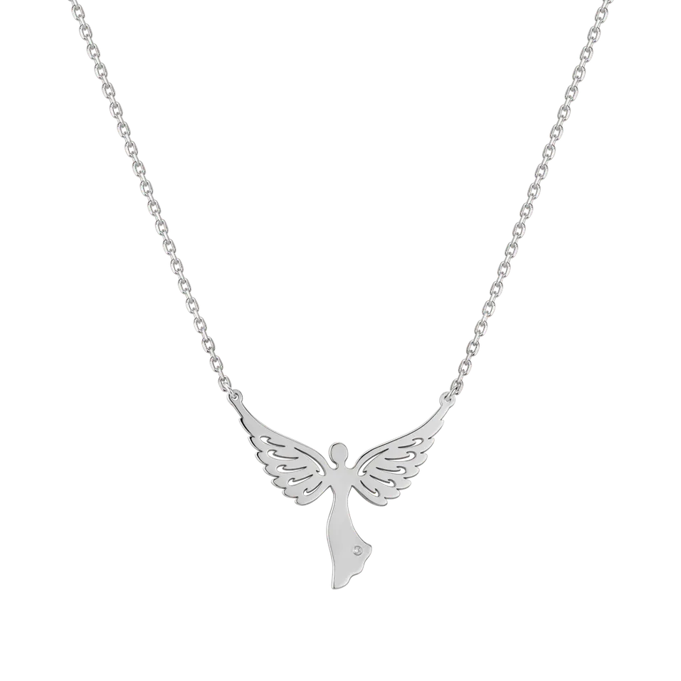Náhrdelník s diamantom Angel of Hope