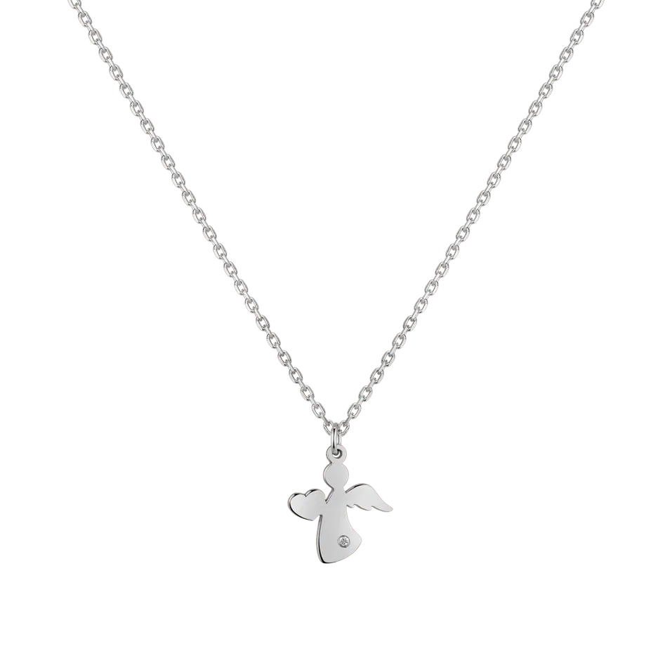 Náhrdelník s diamantom Angel in Love
