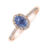 Prsteň so zafírom a diamantmi Princess2