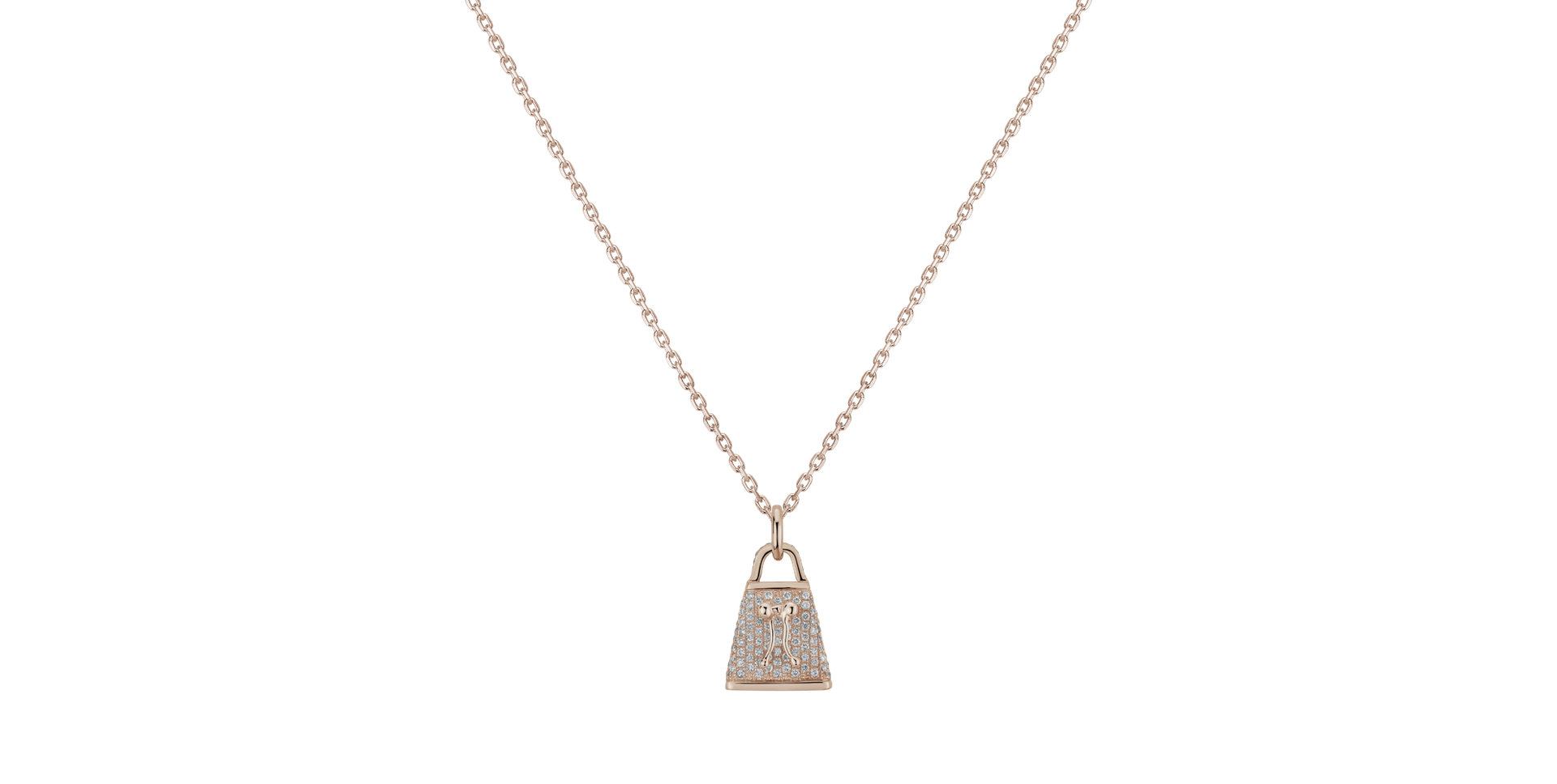 Přívěsok s diamantmi Glamour Fashion