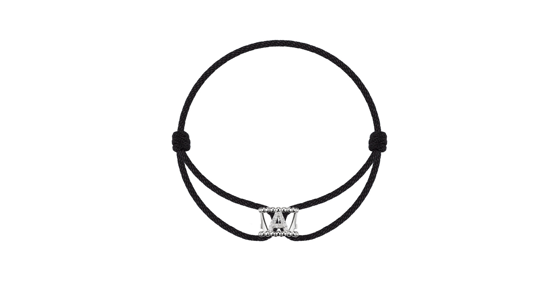 Náramok s diamantmi Magnificent Letter