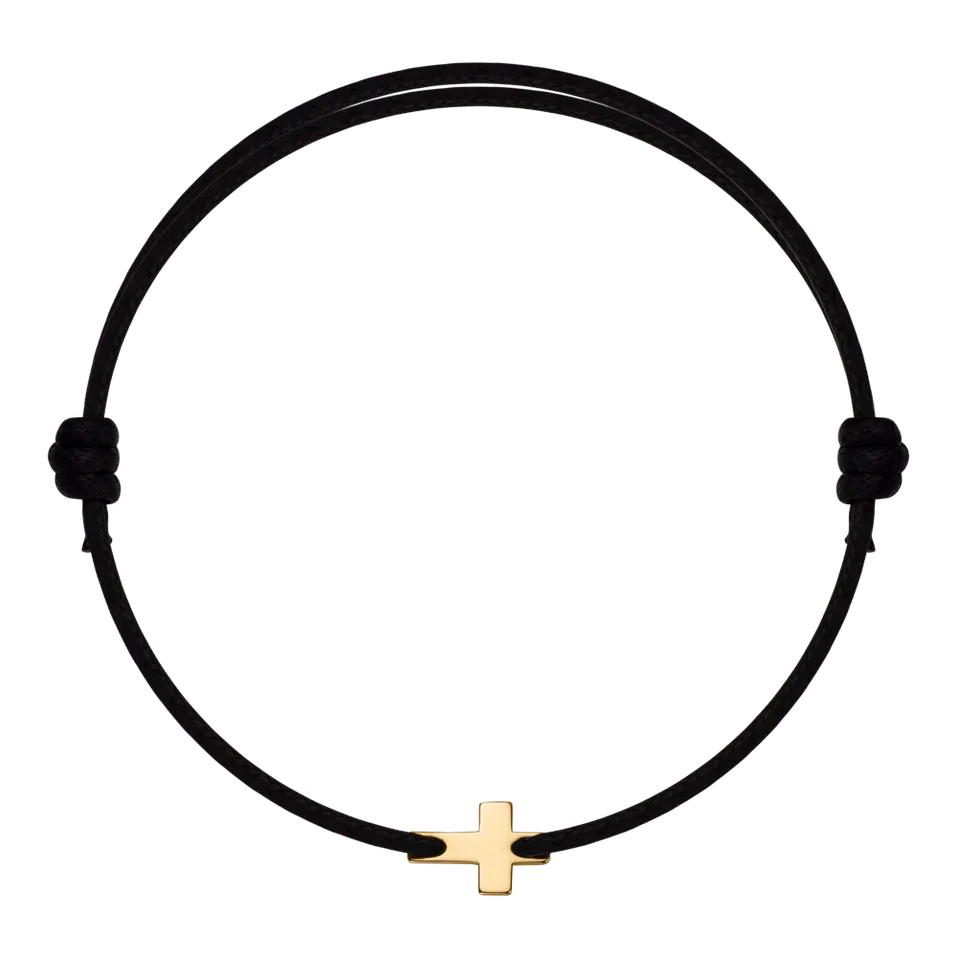 Náramok so šnúrkou Faith Cross