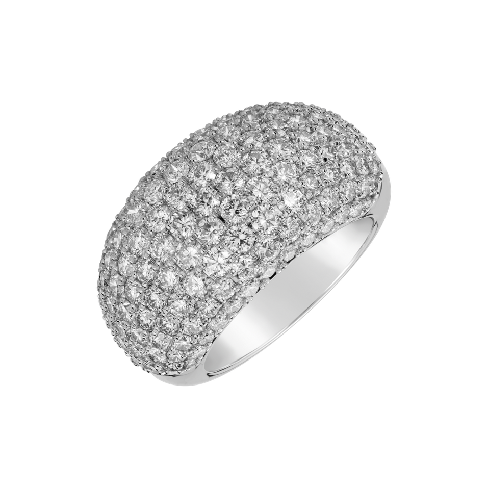Prsteň s diamantmi Gentle Globe
