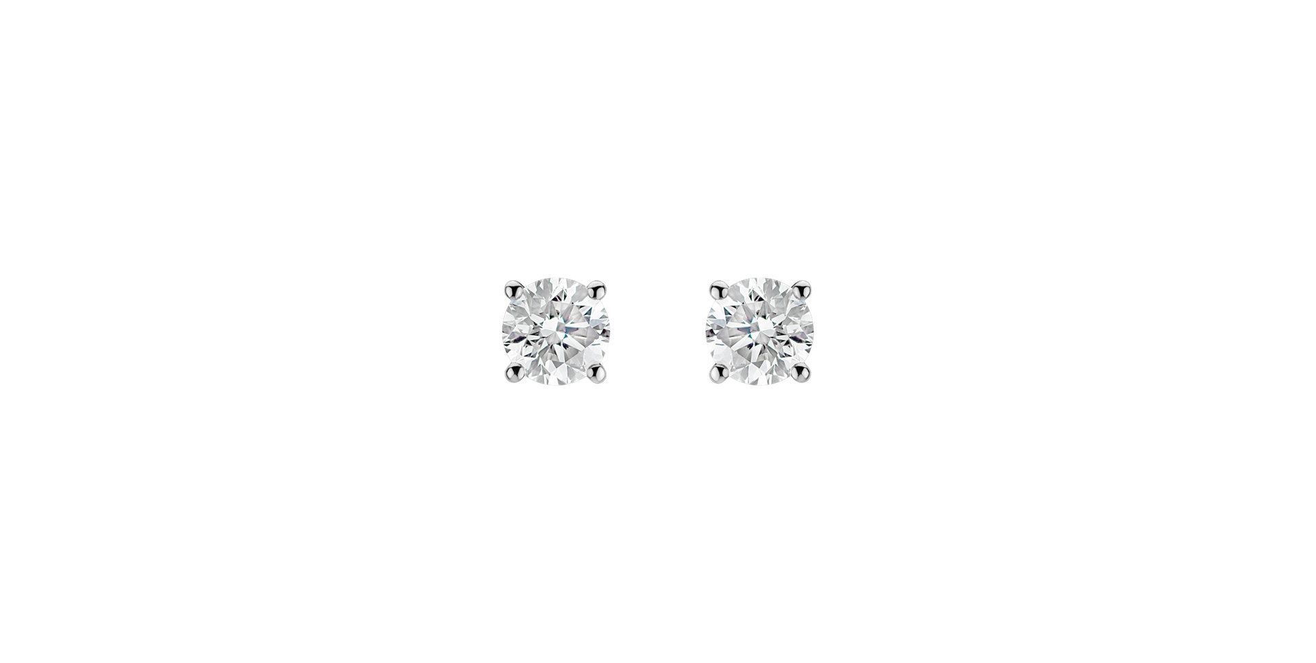 Náušnice s diamantom Essential Shine